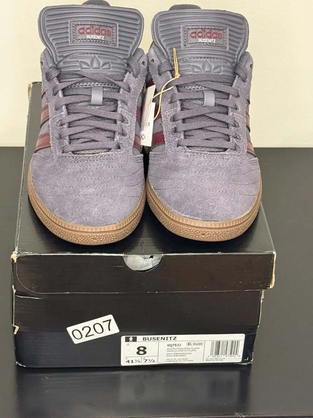 Adidas Busenitz Skateboarding Shoes Size 8 HQ7532